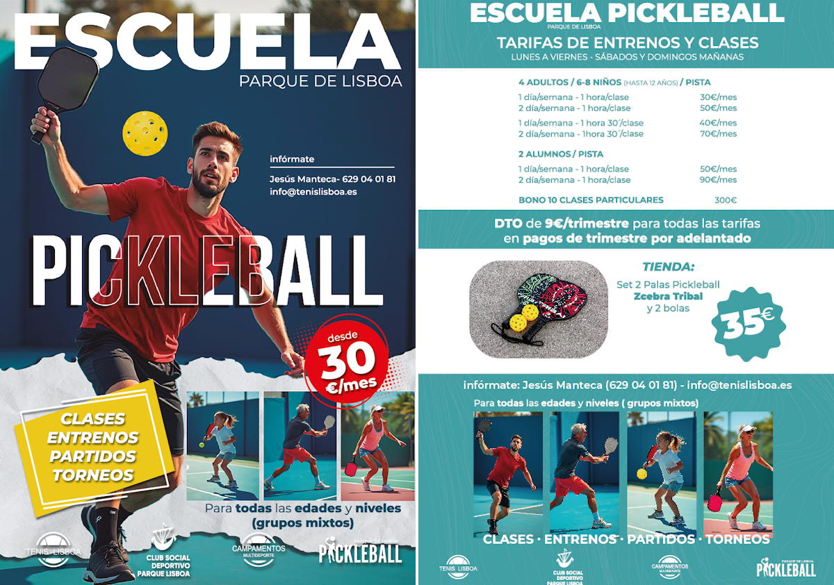 pickleball parque lisboa